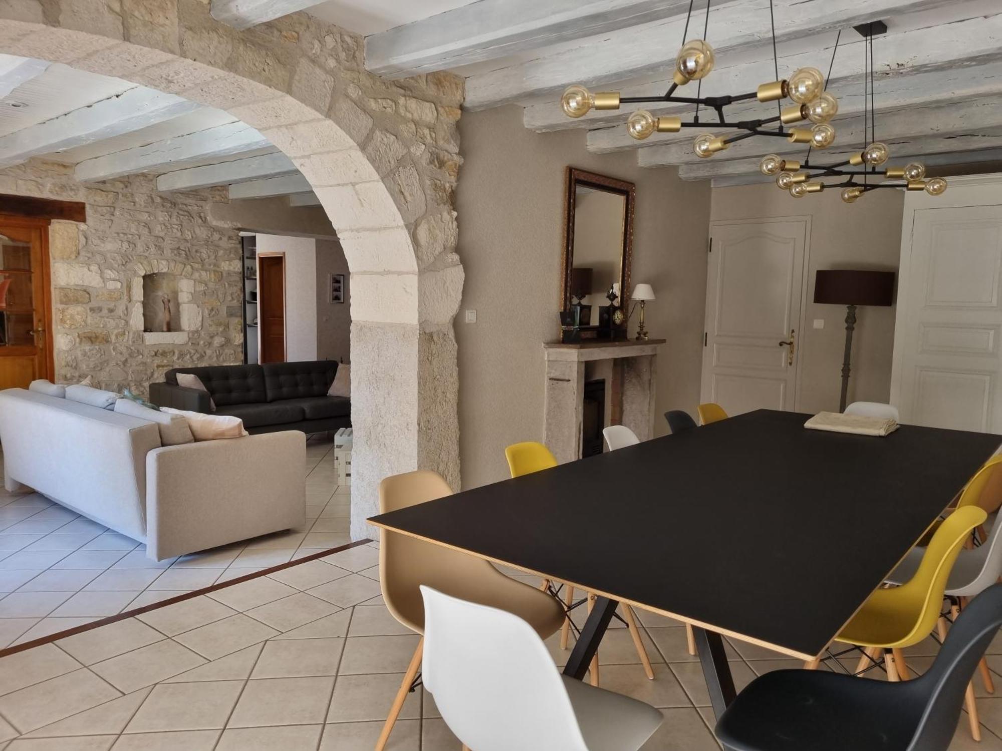 Gite De L'Ancheronne 12 Couchages Spa Lavans-sur-Valouse Bagian luar foto