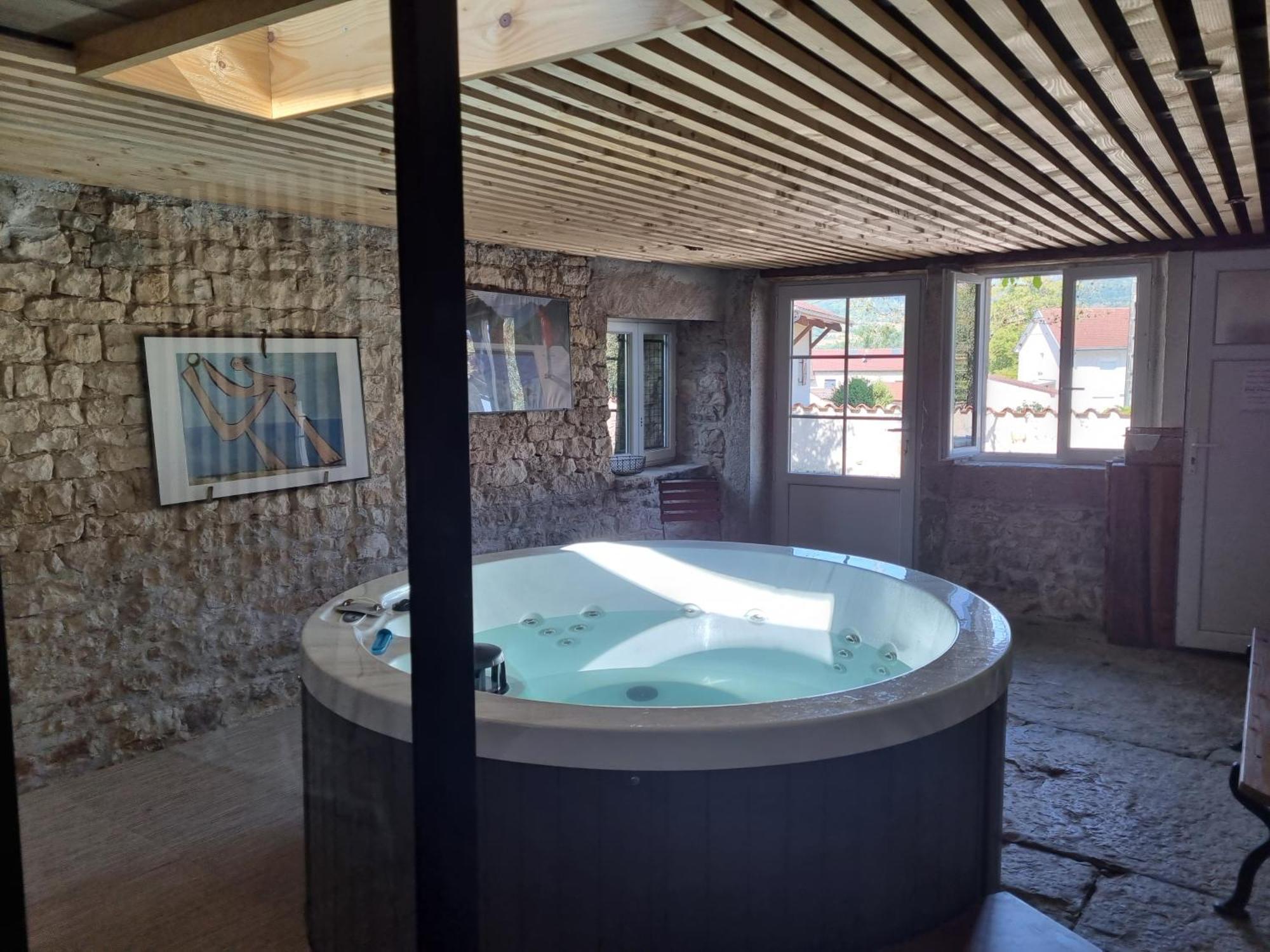 Gite De L'Ancheronne 12 Couchages Spa Lavans-sur-Valouse Bagian luar foto